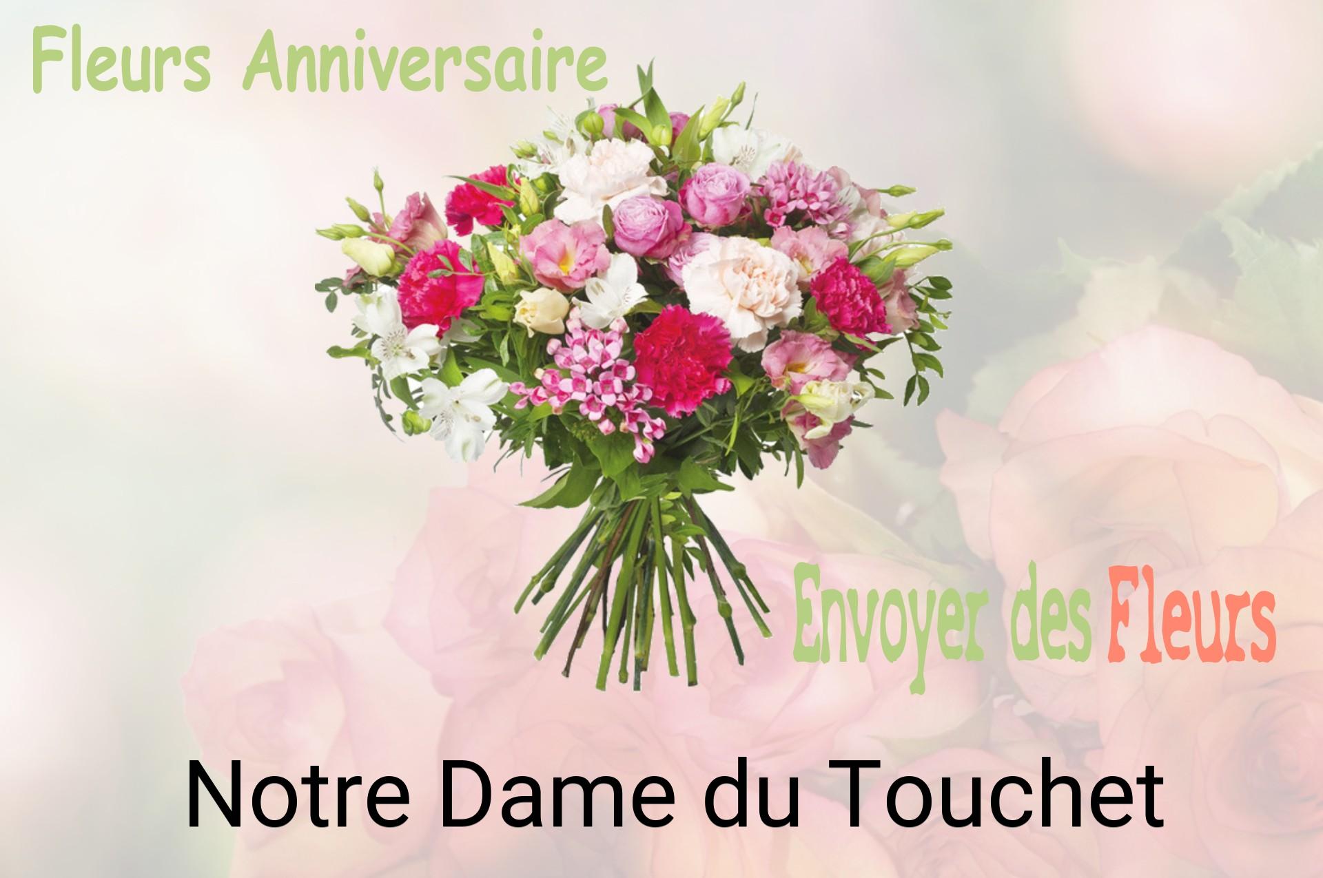 Bouquet de fleurs d’anniversaire livré à Notre-Dame-du-Touchet